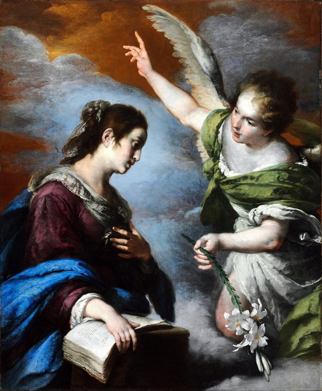 The Annunciation by Bernardo Strozzi