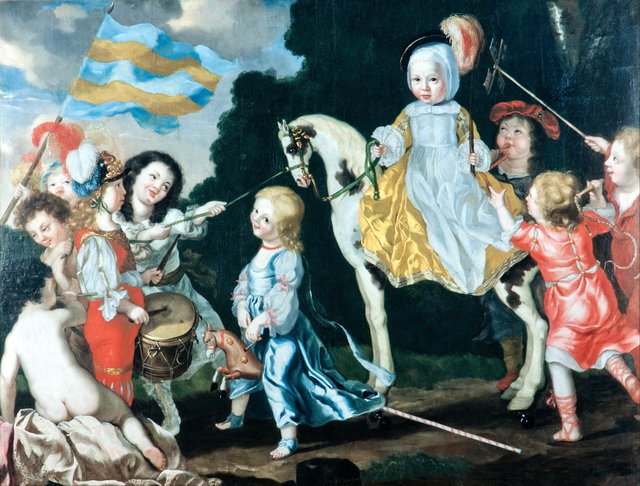 Children playing by David Klöcker Ehrenstrahl