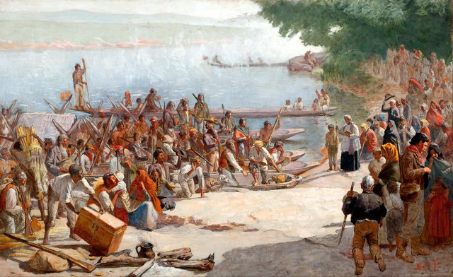 Study for "Departure of the Monção" by José Ferraz de Almeida Júnior