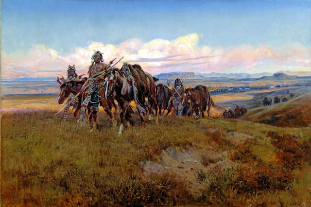 In the Enemy's Country by Charles Marion Russell
