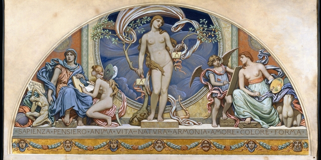Rome Representative of the Arts by Elihu Vedder
