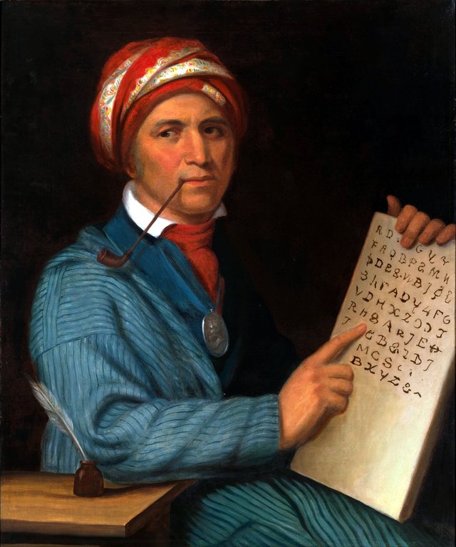Sequoyah by Henry Inman