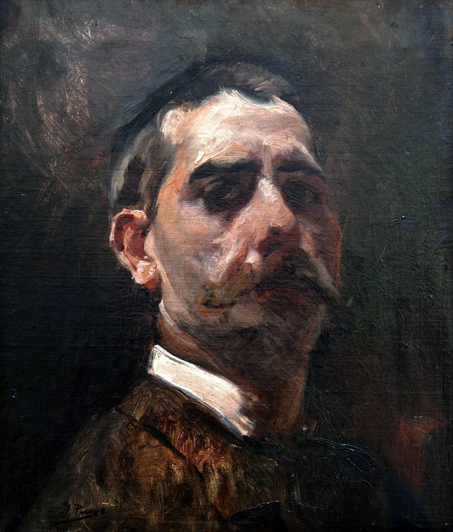 Portrait by Ignacio Pinazo Camarlench