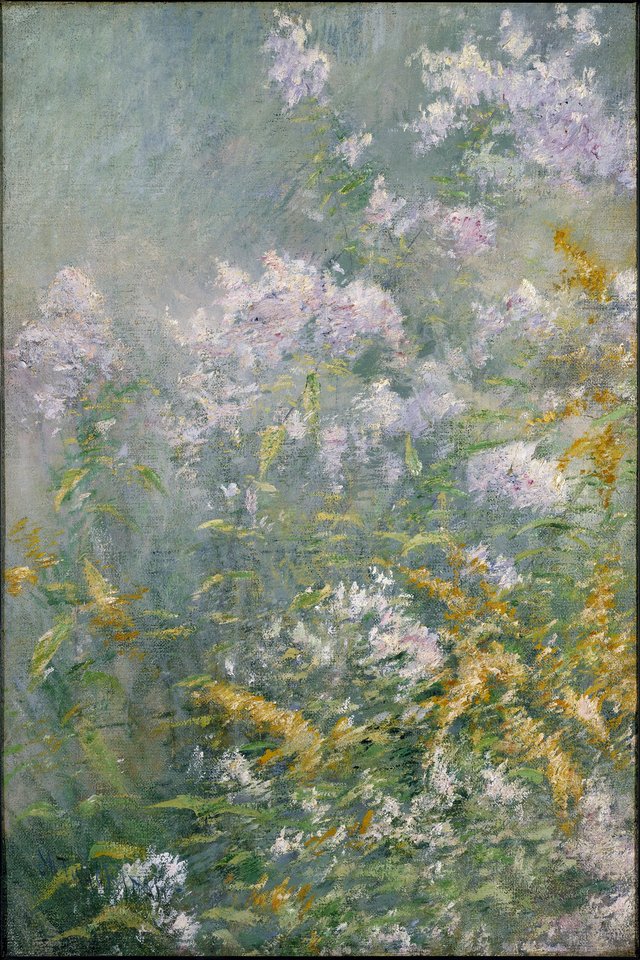 Meadow Flowers (Golden Rod and Wild Aster) by John Henry Twachtman