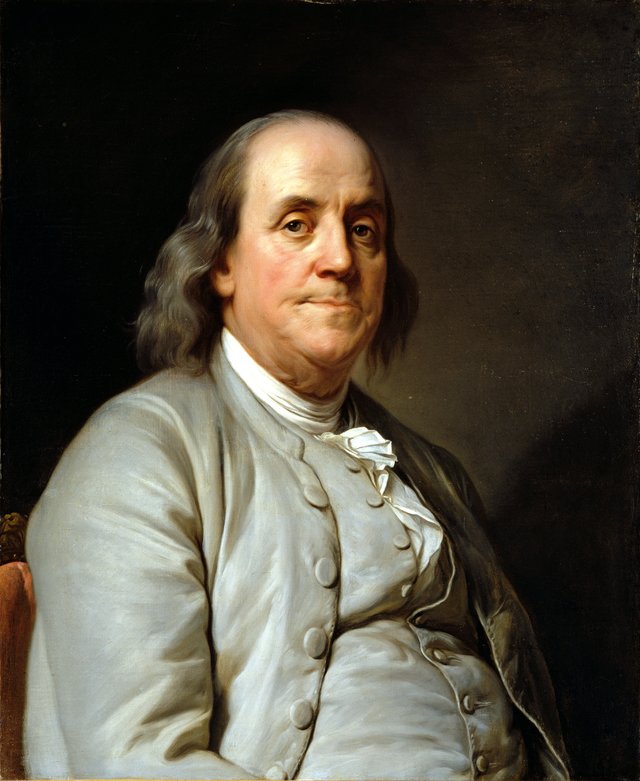 Benjamin Franklin by Joseph-Siffred Duplessis