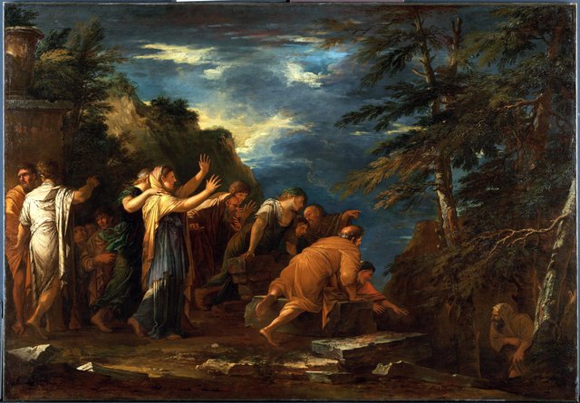 Pythagoras Emerging from the Underworld by Salvator Rosa