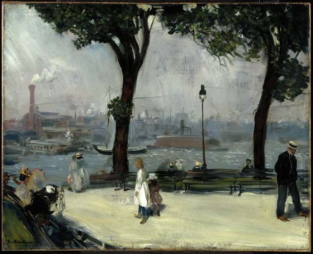 East River Park by William James Glackens