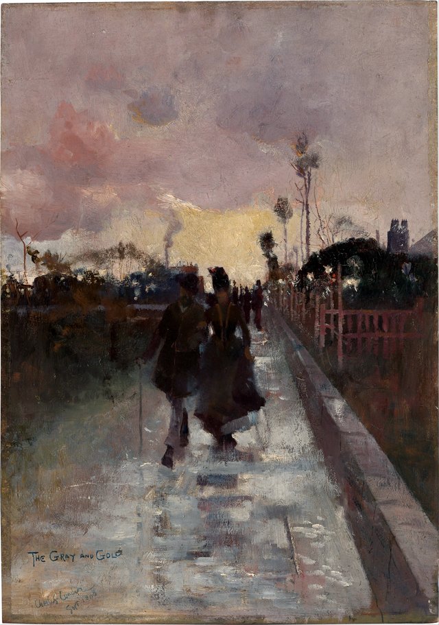 Going home (The Gray and Gold) by Charles Conder