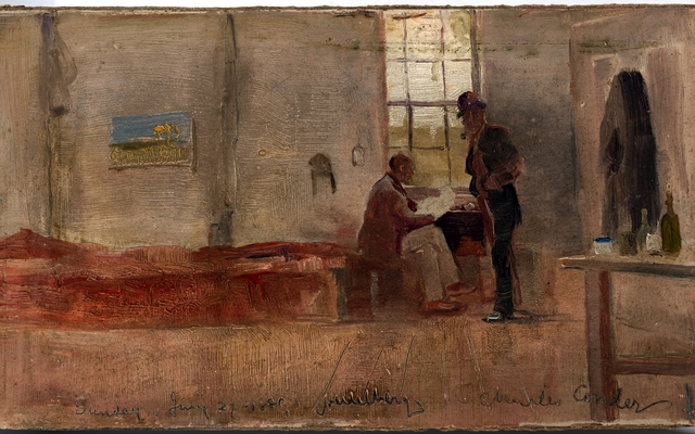 Impressionists' camp by Charles Conder