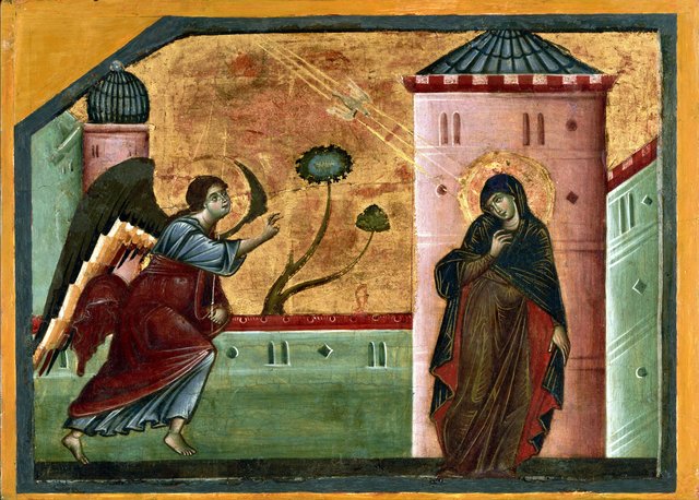 Annunciation by Guido of Siena