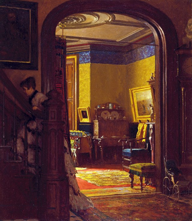 Not at Home by Eastman Johnson