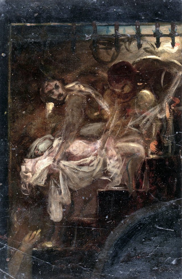 Study for Burying the Royal Children by James Northcote