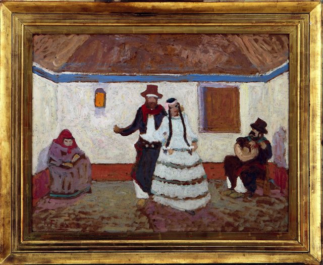 Baile en el rancho by Pedro Figari