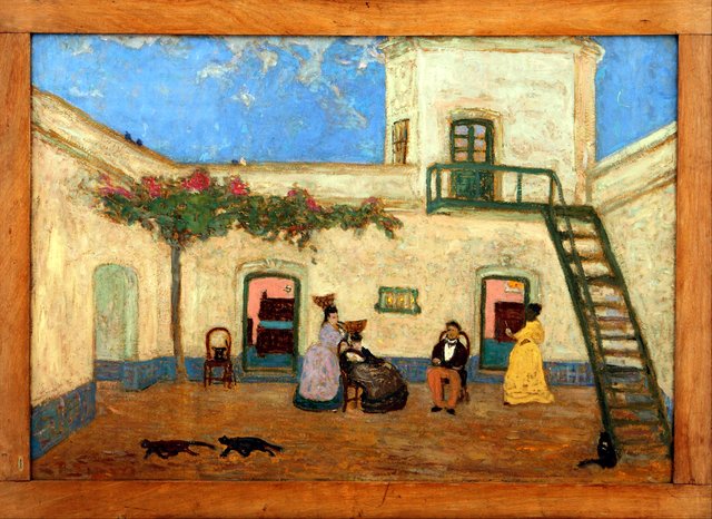 El Patio o Patio Unitario by Pedro Figari