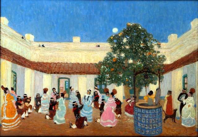 Patio by Pedro Figari