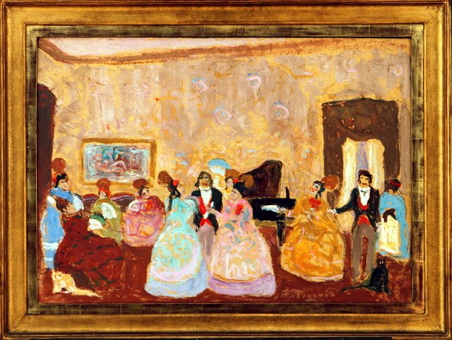 Tertulia by Pedro Figari