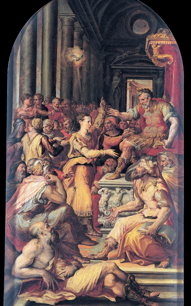 The Dispute of Saint Catherine by Prospero Fontana