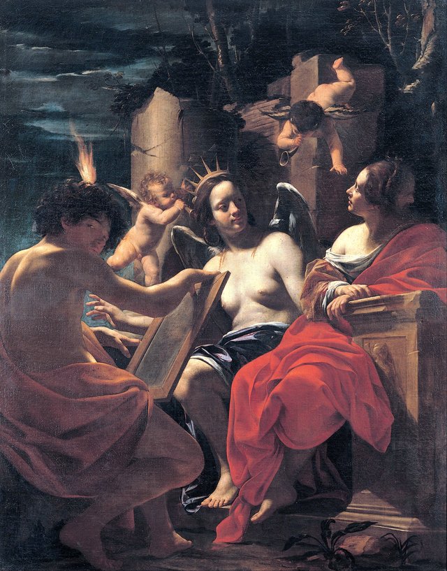 Allegory by Simon Vouet