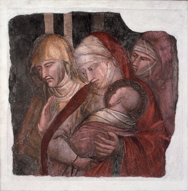 The Infant St. John the Baptist presented to Zacharias by Spinello Aretino