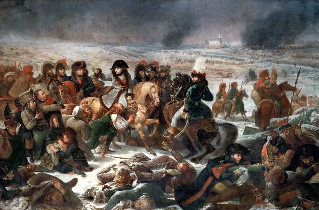 Napoleon on the Battlefield of Eylau. by Antoine-Jean Gros