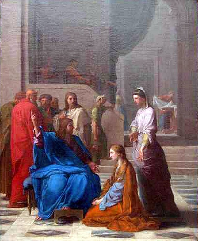 Christ in the House of Mary and Martha by Eustache Le Sueur