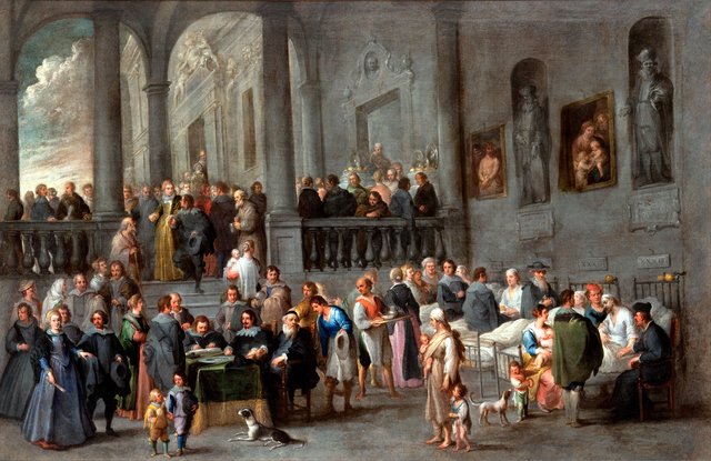 To Visit the Sick by Cornelis de Wael