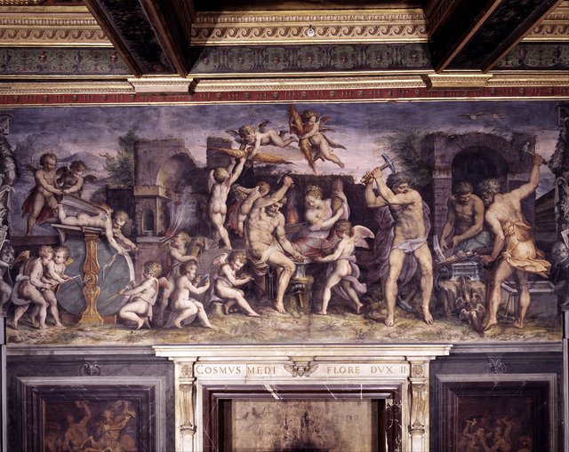 Volcano's forge by Giorgio Vasari