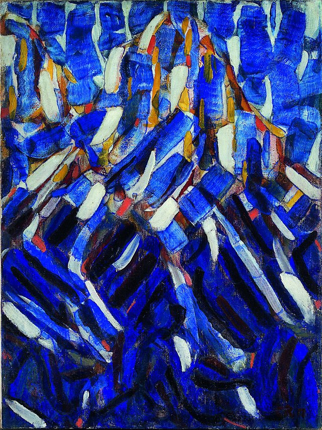 Abstraction (the Blue Mountain) by Christian Rohlfs
