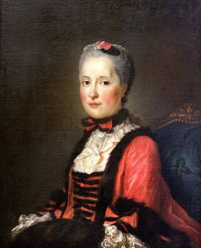 Portrait of Marie-Josephe of Saxony, Dauphine of France by Jean-Marc Nattier
