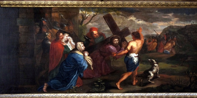Kreuztragung by Jan van den Hoecke