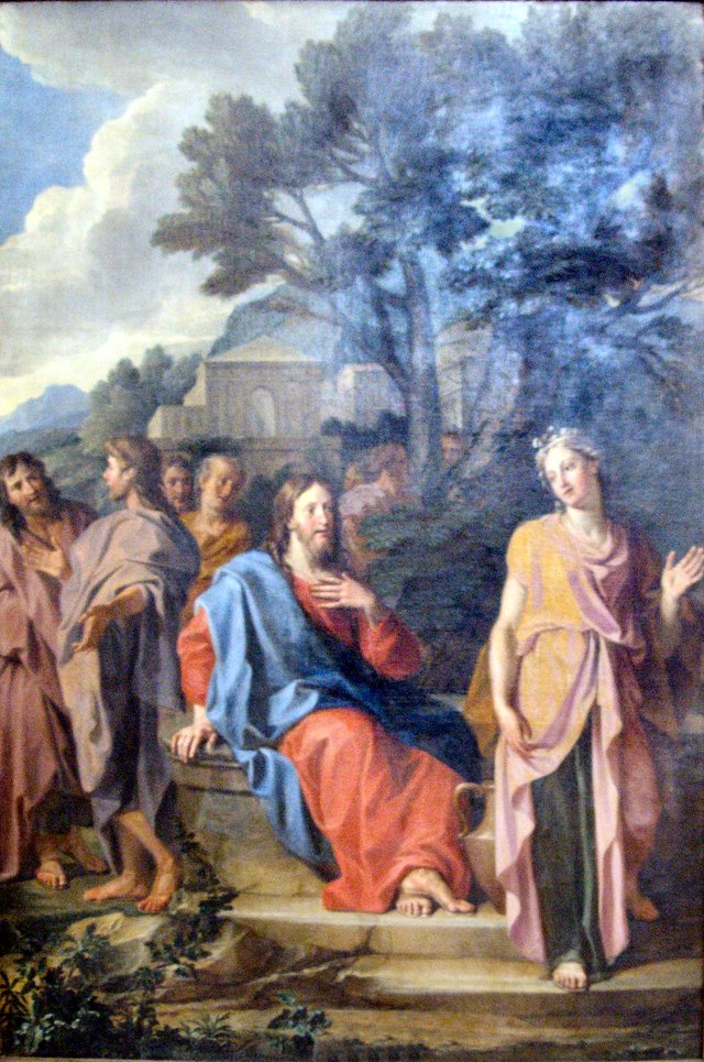 Jésus et la Samaritaine by Noël Coypel