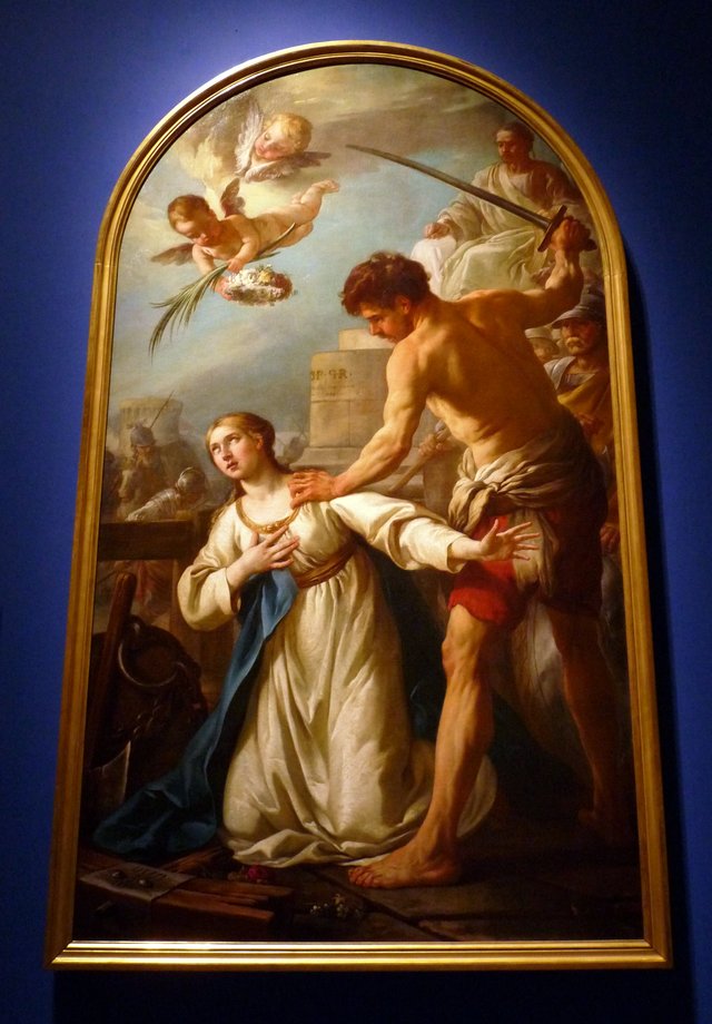 The Martyrdom of Saint Catherine by Joseph-Marie Vien