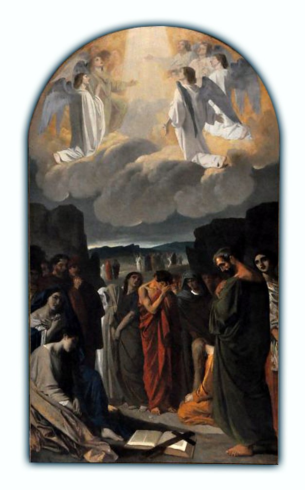 Souls in Purgatory by Louis Boulanger