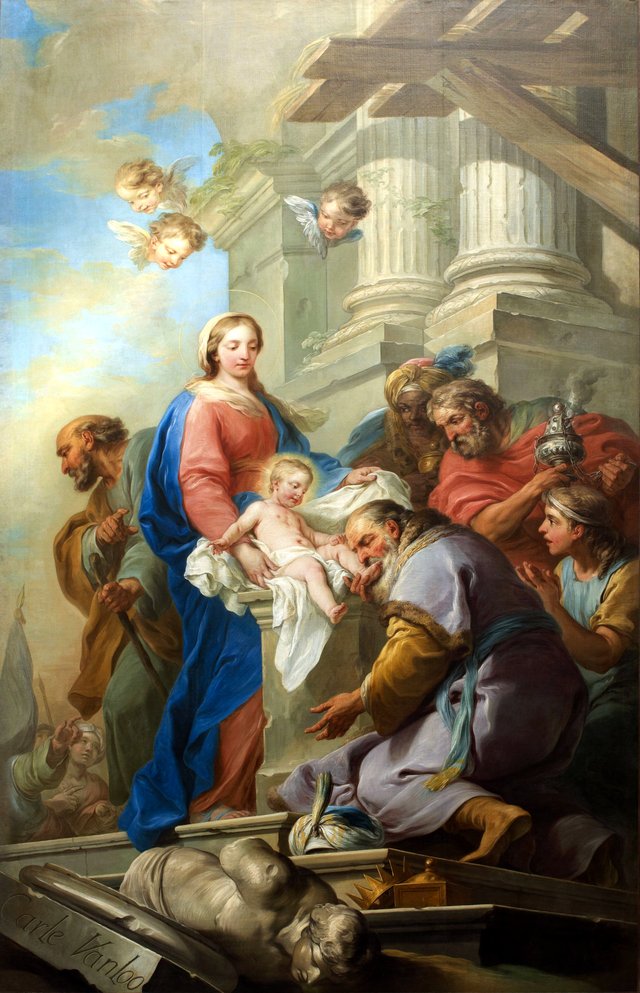 L'Adoration des Mages by Charles-André van Loo