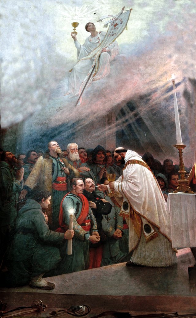 The Communion of Zouaves by Lionel Royer
