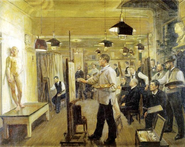 Zahrtmanns malerskole by Poul Simon Christiansen