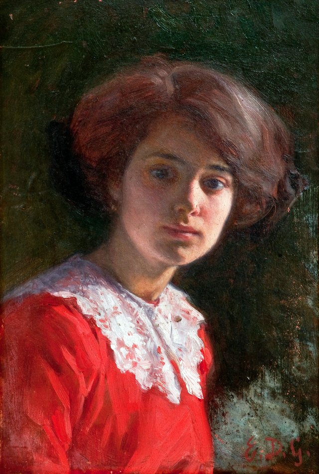 Portrait of a lady by Elin Danielson-Gambogi