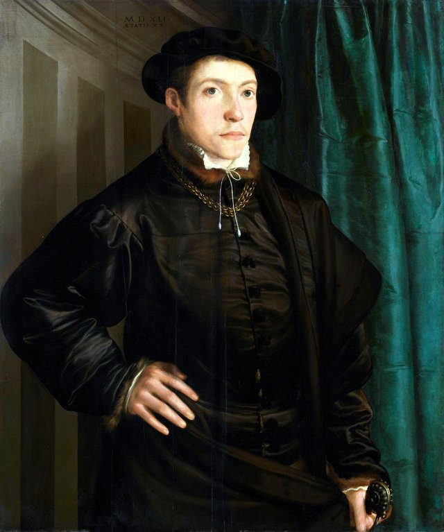 Portrait of Christoph Fugger by Christoph Amberger