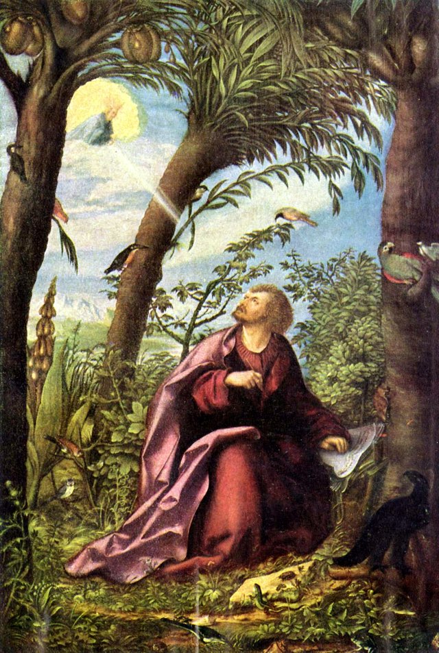 John the Evangelist on Patmos by Hans Burgkmair the Elder