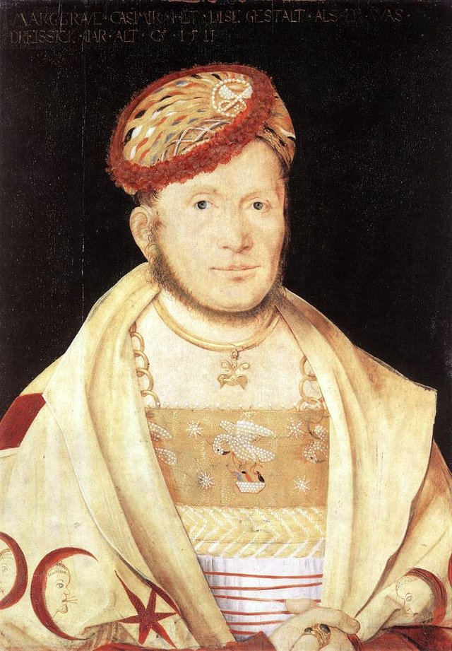 Portrait of the Margrave Casimir of Brandenburg-Kulmbach by Hans von Kulmbach