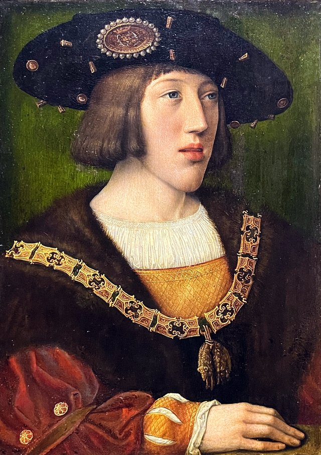 Portrait Charles V by Bernard van Orley
