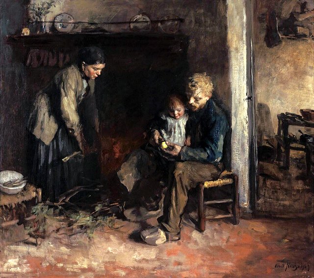 Working-class Family by Albert Neuhuys