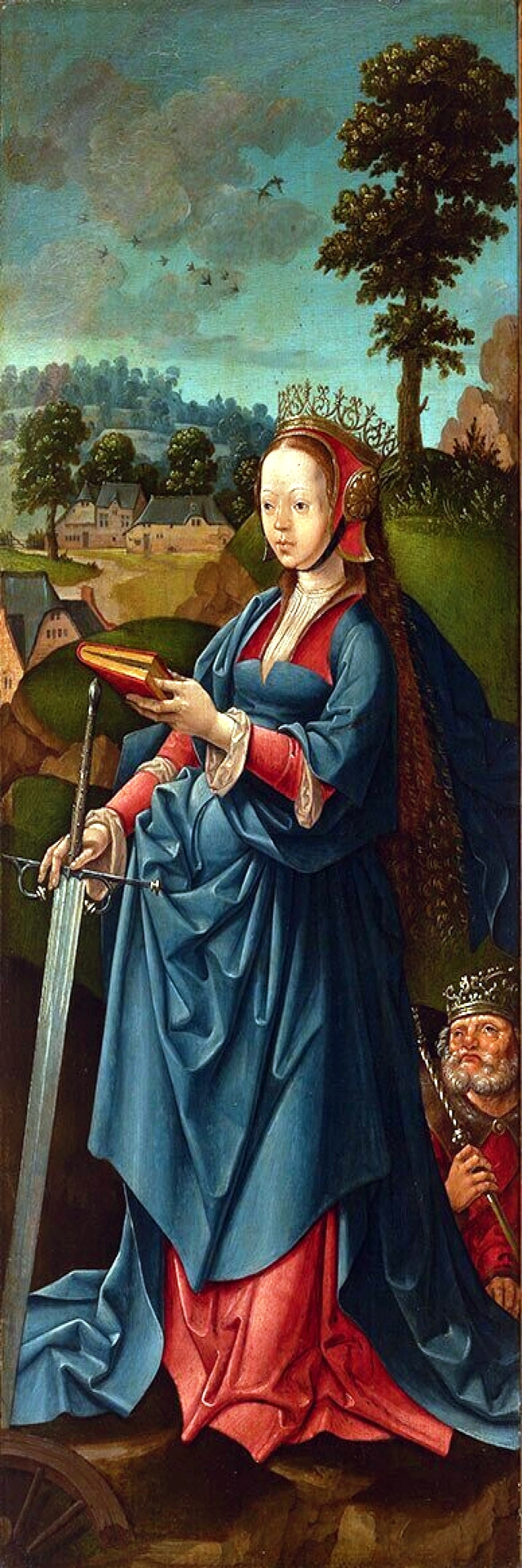 Saint Catherine by Jacob Cornelisz van Oostsanen