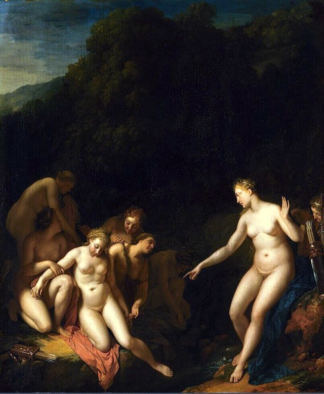 Diana Discovers Callisto's Slip by Adriaen van der Werff