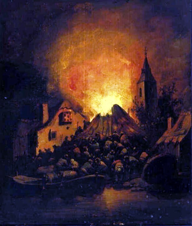Nocturnal Fire by Egbert van der Poel