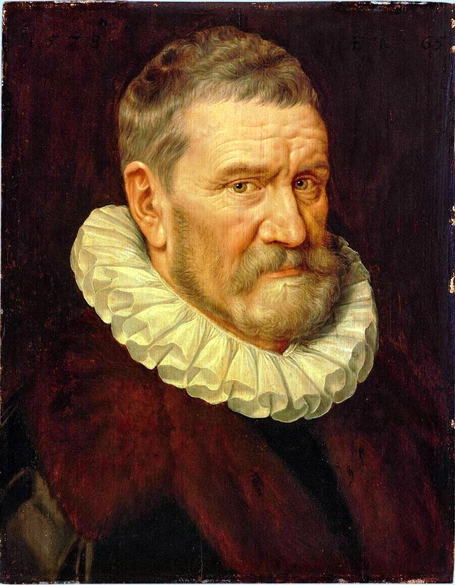 Portrait of a 65-Year-Old Man by Adriaen Thomasz. Key