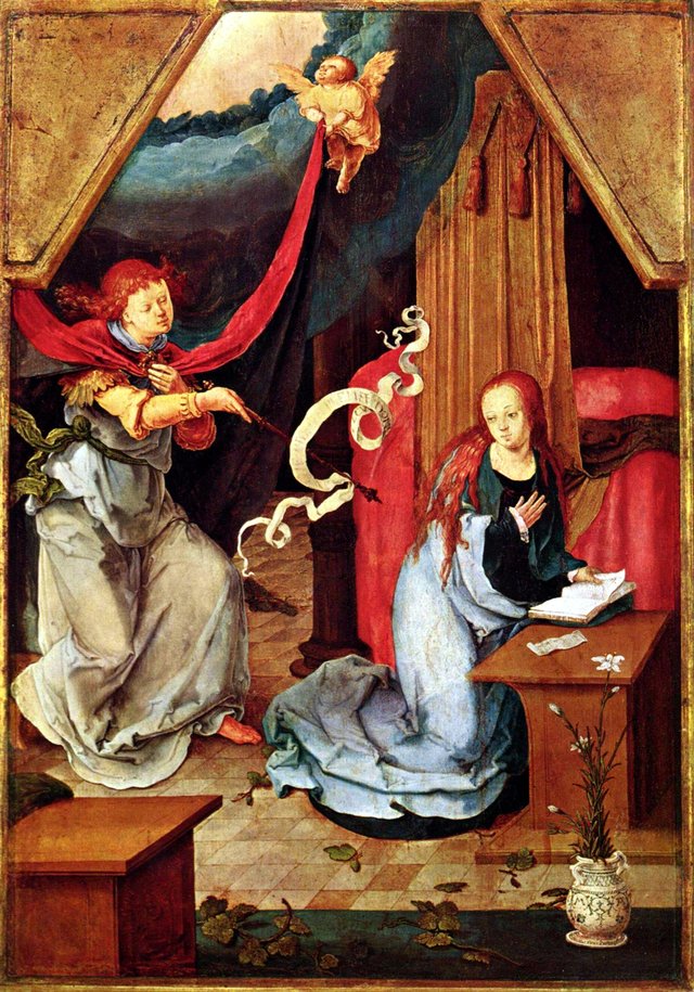 Annunciation by Lucas van Leyden