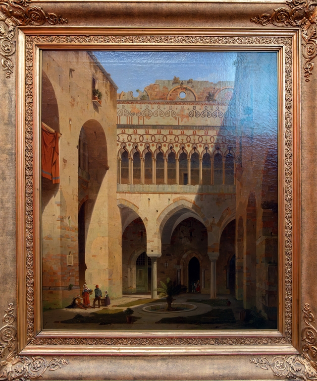 Der Palazzo Rufolo in Ravello by Leo von Klenze