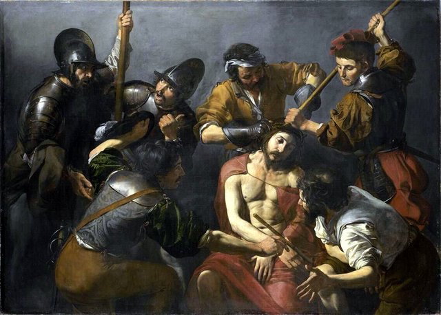 Dornenkrönung Christi by Valentin de Boulogne