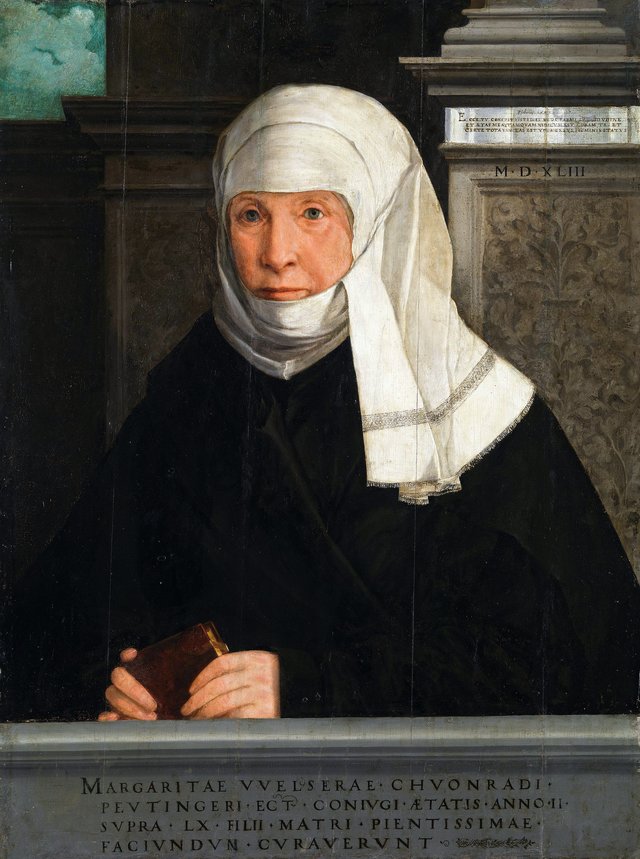 Portrait of Margarete Peutinger by Christoph Amberger